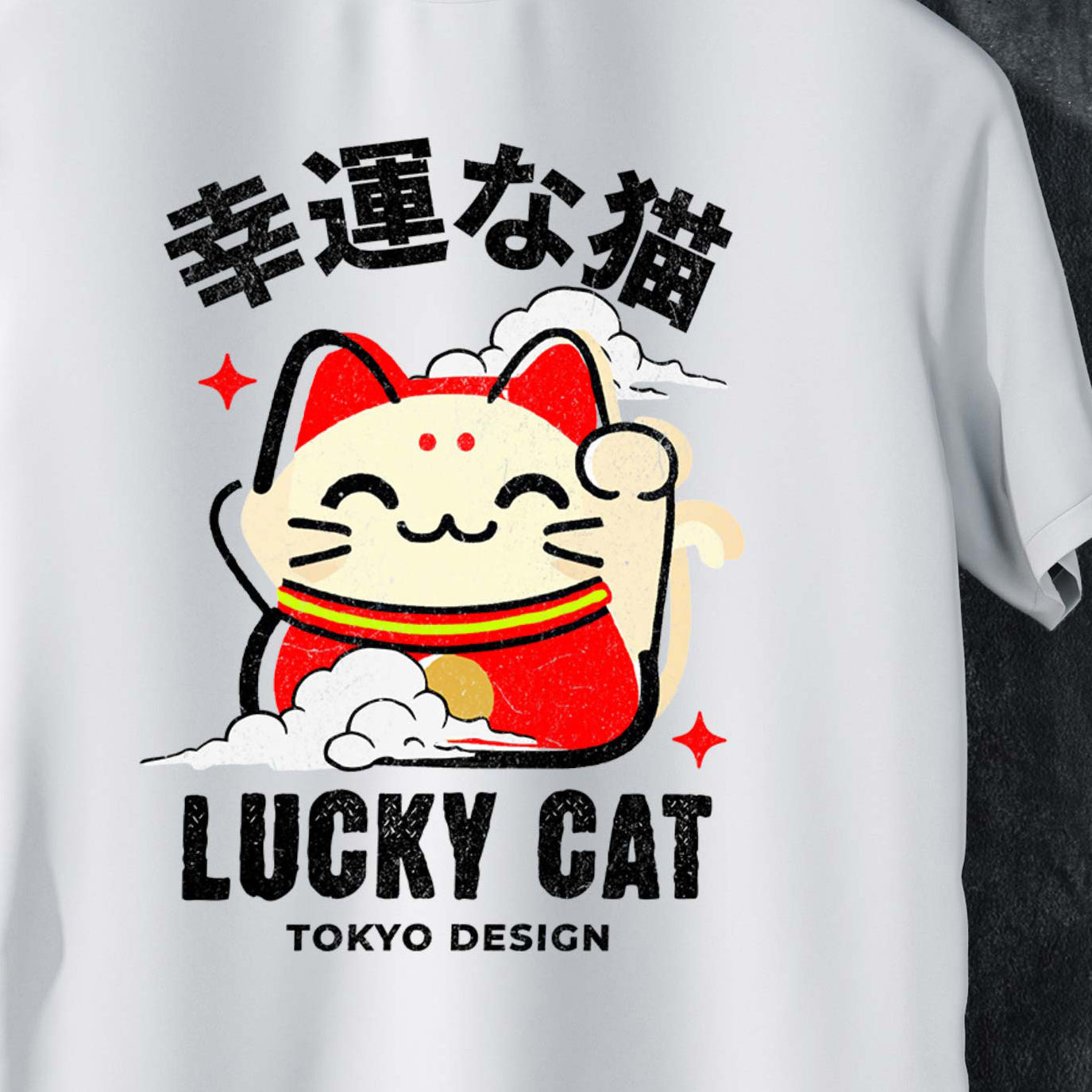 Lucky Cat – Tokyo Style Maneki-neko T-Shirt